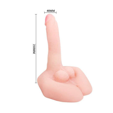 Masturbatore ultrarealistico con vibrazione e controllo vocale 21 cm